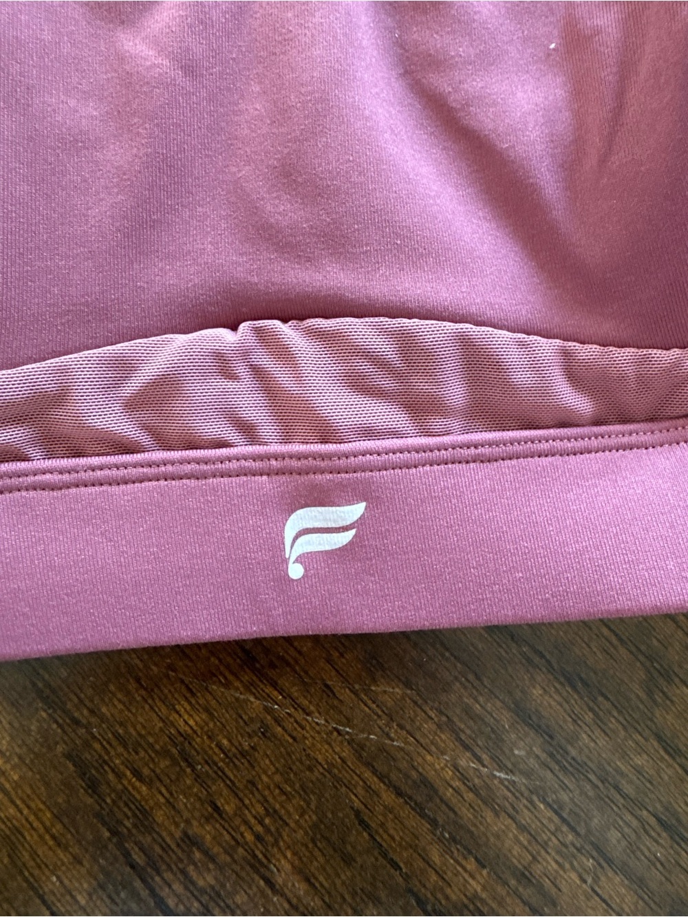 Fabletics Mauve Racerback Sports Bra - Picture 2 of 3